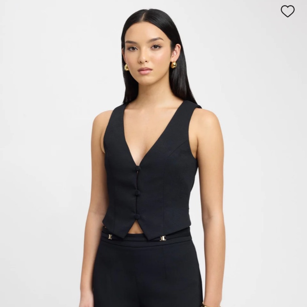 Kookai ‘Deep Oyster’ vest top